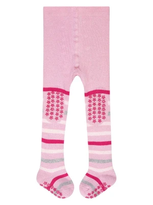 Falke Rajstopy "Multi Stripe" w kolorze jasnoróżowym rozmiar: 80/92