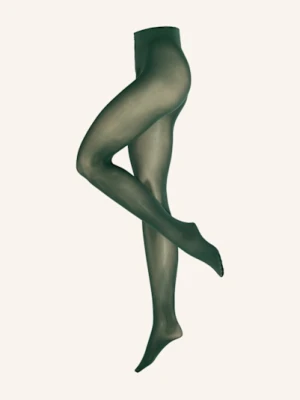 Falke Rajstopy Pure Matt gruen