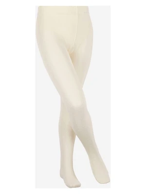 Falke Rajstopy "Romantic Dot" w kolorze kremowym rozmiar: 122 / 128