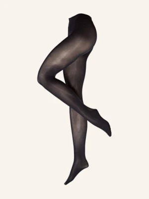 Falke Rajstopy Seidenglatt blau