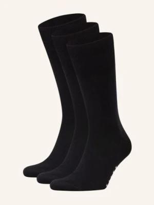 Falke Skarpety, 3 Pary Airport schwarz