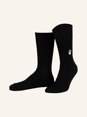 Falke Skarpety Airport Santa Claus Z Wełny Merino schwarz CZARNY