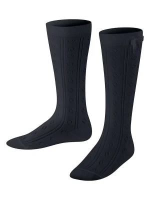 Falke Skarpety "Ajour" w kolorze czarnym rozmiar: 39-42