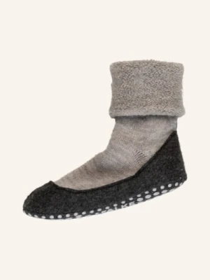 Falke Skarpety Antypoślizgowe Cosyshoe Z Wełny Merino grau