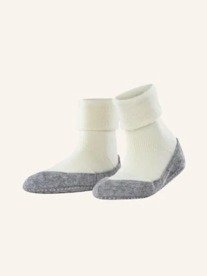 Falke Skarpety Antypoślizgowe Cosyshoe Z Wełny Merino weiss