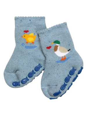 Falke Skarpety "Baby Duckling" w kolorze błękitnym rozmiar: 74/80