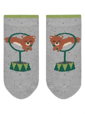 Falke Skarpety "Baby Show Bears" w kolorze szarym rozmiar: 80/92