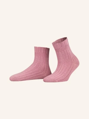 Falke Skarpety Bedsock Rib rosa