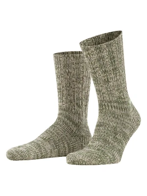 Falke Skarpety "Brooklyn" w kolorze khaki rozmiar: 39-42
