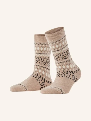 Falke Skarpety Cosy Wool beige