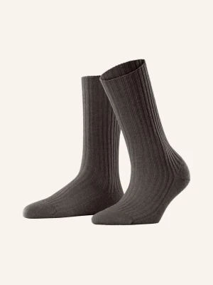 Falke Skarpety Cosy Wool Boot Z Wełną Merino braun 5233 DARK BROWN