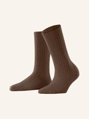 Falke Skarpety Cosy Wool Boot Z Wełną Merino braun 5520 CAPPUCINO