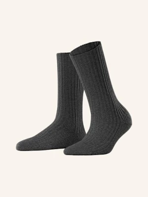 Falke Skarpety Cosy Wool Boot Z Wełną Merino grau