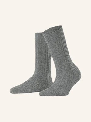 Falke Skarpety Cosy Wool Boot Z Wełną Merino grau