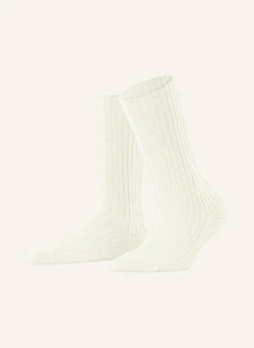 Falke Skarpety Cosy Wool Boot Z Wełną Merino weiss