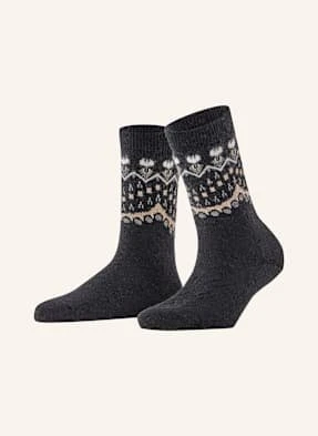 Falke Skarpety Cosy Wool schwarz
