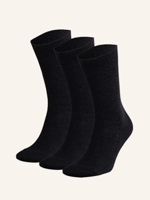 Falke Skarpety Family, 3 Pary grau