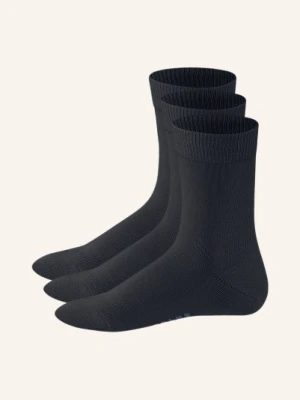 Falke Skarpety Family, 3 Pary schwarz