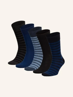 Falke Skarpety Happy Box W Pudełku Prezentowym, 5 Par grau