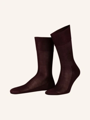 Falke Skarpety Luxury No.4 Pure Silk Z Jedwabiu rot