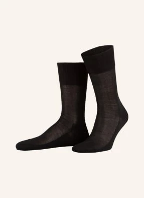 Falke Skarpety Luxury No.4 Pure Silk Z Jedwabiu schwarz