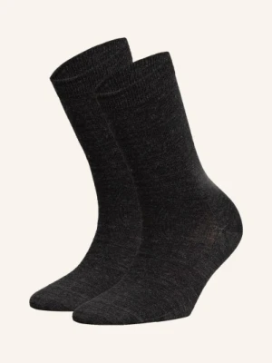 Falke Skarpety Softmerino, 2 Pary grau