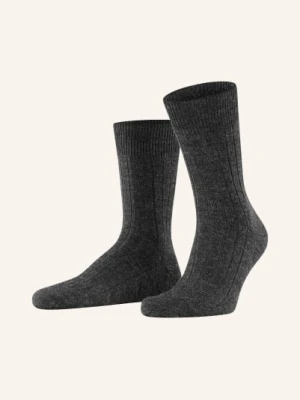 Falke Skarpety Teppich Im Schuh Z Wełny Merino grau