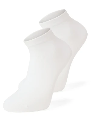 FALKE Skarpety w 2-paku Mężczyźni Bawełna biały,