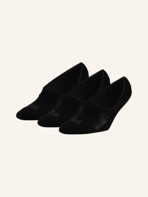 Falke Stopki Step, 3 Pary High Cut schwarz CZARNY