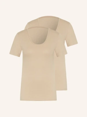 Falke T-Shirt Daily Comfort, 2 Szt. braun