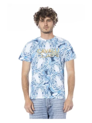 Fantasy Print Crew Neck T-Shirt Cavalli Class