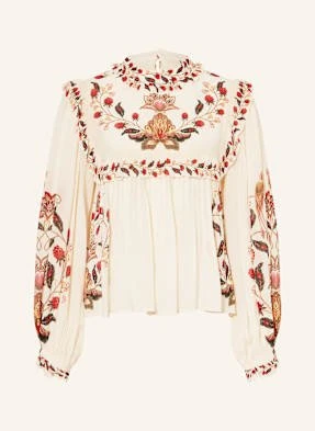 Farm Rio Bluzka Berry Garden Z Falbankami beige