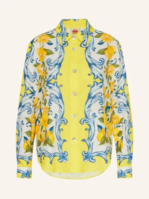 Farm Rio Koszula Sicily Scarf Z Lnem gelb