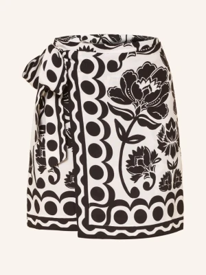 Farm Rio Spódnica Kopertowa Floral Arabesque schwarz