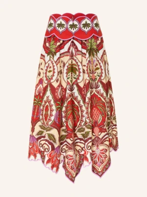 Farm Rio Spódnica Odara Z Paskiem rot