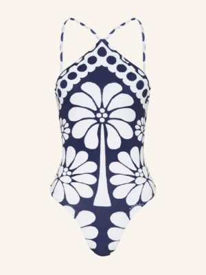 Farm Rio Strój Kąpielowy Z Wysokim Dekoltem Palermo blau