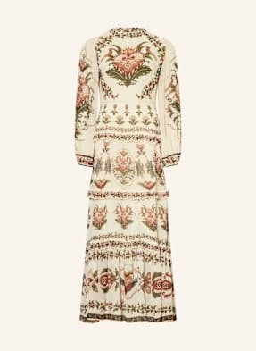 Farm Rio Sukienka Majestic Hearts Z Falbankami beige