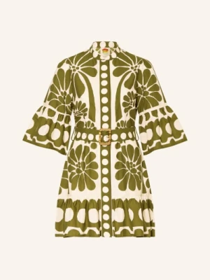 Farm Rio Sukienka Palermo Z Falbanami gruen