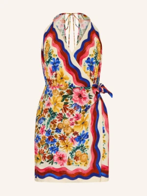 Farm Rio Sukienka Plażowa Floraline Z Ozdobnymi Perełkami rosa