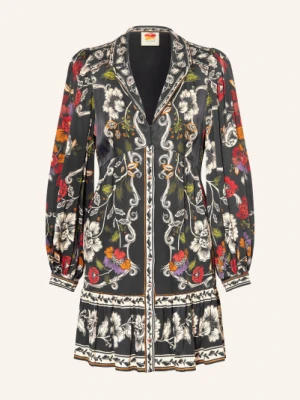 Farm Rio Sukienka Rococo Flowers Z Falbanami schwarz