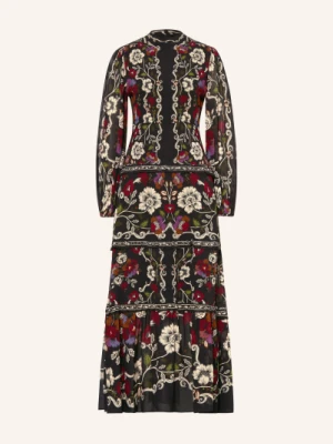 Farm Rio Sukienka Rococo Z Falbanami schwarz