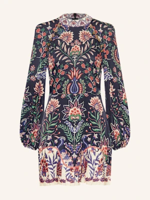 Farm Rio Sukienka Satynowa Marvelous Garden schwarz