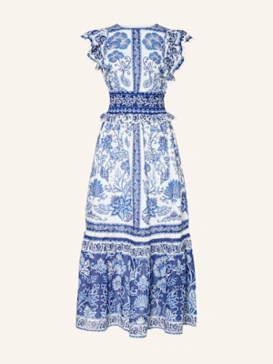 Farm Rio Sukienka Shell Garden Z Wolantami blau