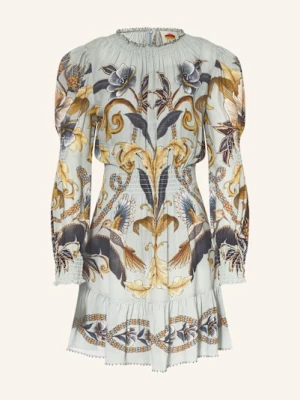 Farm Rio Sukienka Snake Garden Z Ozdobnymi Koralikami blau