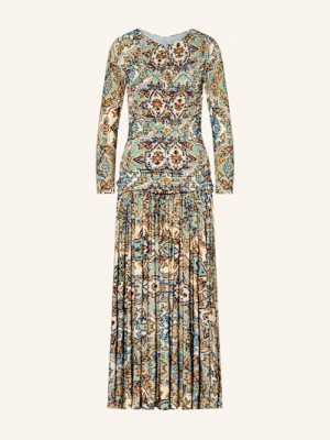 Farm Rio Sukienka Z Dżerseju Winter Tapestry Z Rękawami 3/4 gelb