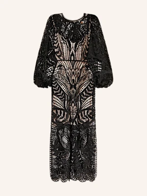 Farm Rio Sukienka Z Koronki schwarz