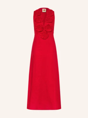 Farm Rio Sukienka Z Lnu rot