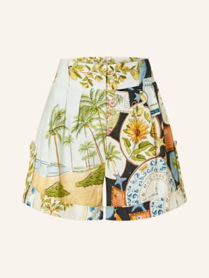 Farm Rio Szorty Z Lnu Latin Trip blau