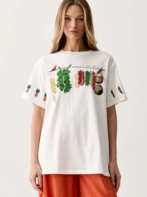 Farm Rio T-shirt damski bawełniany