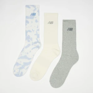 Zdjęcie produktu 3 PACK - Fashion Cushioned Crew Socks Tie-Dye, markiNew Balance, Skarpety, w kolorze biały, rozmiar: